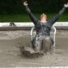 FOXY: Shiny spandex in mud