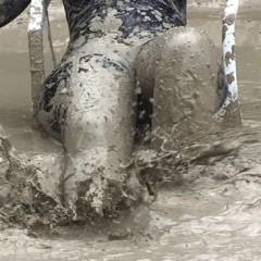 FOXY: Shiny spandex in mud