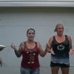 pie_burglar: more animated gifs of friends doing messy challenges