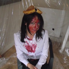 tonyhill: Miah - Messy Gunged Secretary!