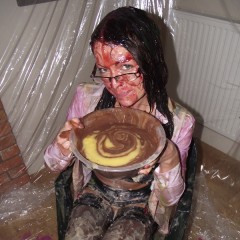 tonyhill: Miah - Messy Gunged Secretary!