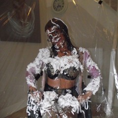 tonyhill: Miah - Messy Gunged Secretary!