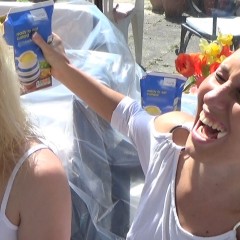 MissT: Chubby Bunny--Jess and Axa--Messy Angel