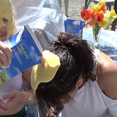 MissT: Chubby Bunny--Jess and Axa--Messy Angel