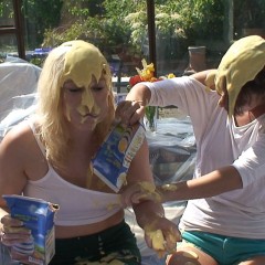 MissT: Chubby Bunny--Jess and Axa--Messy Angel