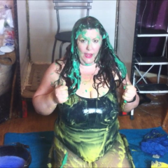 CandyCustard: Candy headunks in gunge and orgasms with dildo