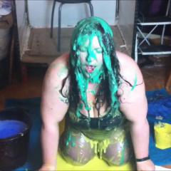 CandyCustard: Candy headunks in gunge and orgasms with dildo