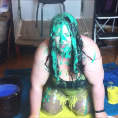 CandyCustard: Candy headunks in gunge and orgasms with dildo
