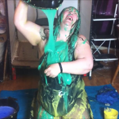 CandyCustard: Candy headunks in gunge and orgasms with dildo