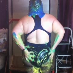CandyCustard: Candy headunks in gunge and orgasms with dildo