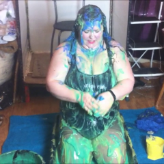 CandyCustard: Candy headunks in gunge and orgasms with dildo
