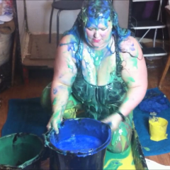 CandyCustard: Candy headunks in gunge and orgasms with dildo