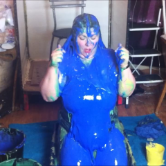 CandyCustard: Candy headunks in gunge and orgasms with dildo