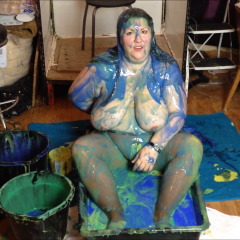 CandyCustard: Candy headunks in gunge and orgasms with dildo