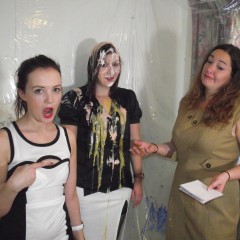 tonyhill: Behind the scenes at reverendsl shoot with Jessie,Maria, Faye and Pandora!