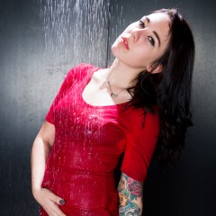 WetLookStu: AJ in the shower
