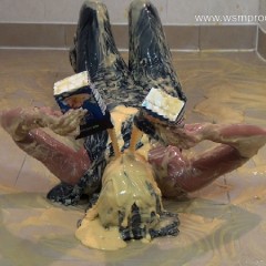 WSMProductions: Custard coated mature lady Dee enjoys 31 mins messy fun -wsm