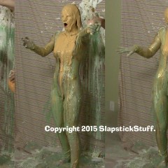SlapstickStuff: Shelly, Slime, and The Skintight Bodysuit...  The $5 Edit!