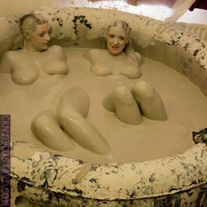 CandyCustard: This time Maria entices Lacey into the mud