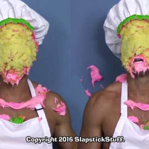 SlapstickStuff: SlapstickStuff Guy Pied And Slimed!  Now Edited!