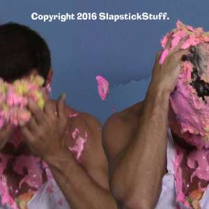 SlapstickStuff: SlapstickStuff Guy Pied And Slimed!  Now Edited!