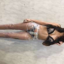 LisaMoomin: So we've got some of the Topshop clear jeans..