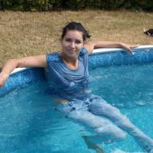 Perfectwetlook: Lucie in the Pool