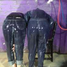 DungeonMasterOne: Morgana and Scarlet destroy each other with custard in rainwear and denim!