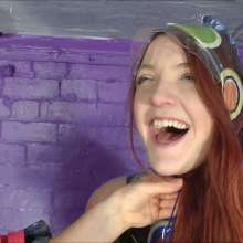 DungeonMasterOne: Morgana and Scarlet destroy each other with custard in rainwear and denim!