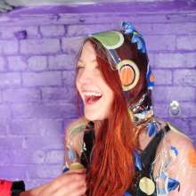 DungeonMasterOne: Morgana and Scarlet destroy each other with custard in rainwear and denim!