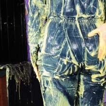 DungeonMasterOne: Morgana and Scarlet destroy each other with custard in rainwear and denim!