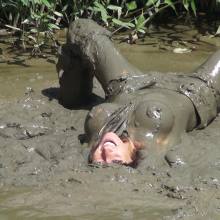 Jayce: last mud vid of 2017!  stuck in hunters and happy!  diving IN!