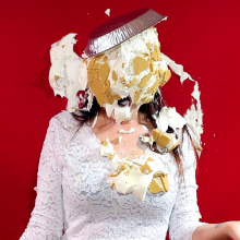 PieZone: Tara Tied Gets 20 Real Pies While Wearing Stockings, Garter Belt and Heels