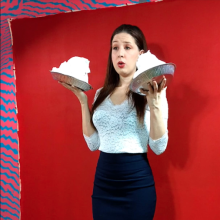 PieZone: Tara Tied Gets 20 Real Pies While Wearing Stockings, Garter Belt and Heels