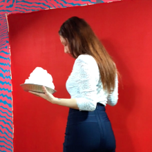 PieZone: Tara Tied Gets 20 Real Pies While Wearing Stockings, Garter Belt and Heels