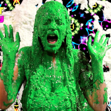 PieZone: Andreana Gets The Splat Factory Treatment (The Mini Pie Slide!)
