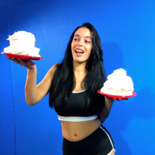 PieZone: Andreana Gets The Splat Factory Treatment (The Mini Pie Slide!)