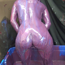 Jayce: Available on UMD!  Fucking My Big Dildo in 42 gal of Slime!
