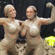 GLAM Wrestling: Episode 4 mud wrestling filmed today!