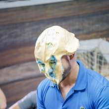 walking the plank: Discount on Handsome guys getting pied 09--'the devastating green slime'