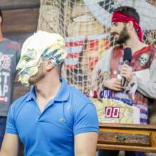 walking the plank: Handsome guys getting pied--program 09-- Jean vs Rodrigo