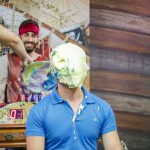 walking the plank: Handsome guys getting pied--program 09-- Jean vs Rodrigo