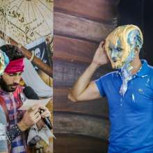 walking the plank: Handsome guys getting pied--program 09-- Jean vs Rodrigo