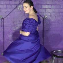 DungeonMasterOne: Download: Veronica gets creamy and custardy in a beautiful blue gown