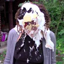 Messygirl: New Just Pie Me Video!  Pied in Public!