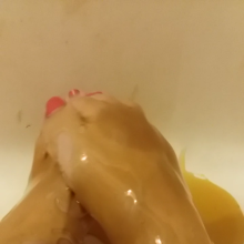 Cutie_pie: Honey Drizzling moaning, feet jacking and pieing.