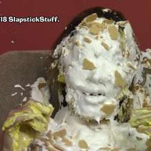 SlapstickStuff: Victoria vs. Falling Pies!  (New Slapstick Spa Pics/Vid)