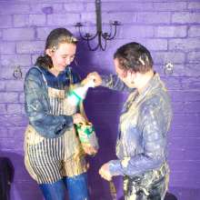 DungeonMasterOne: Custard clothes filling fun with Lady Rose and Evelyne the Cook!