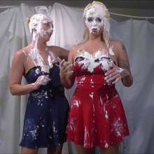 RevSlymsford: Men in Need!  Axa and Louise's Very Messy Telethon.