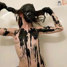Kaydens: 2 Topless Black Tar Scenes Plus Shower